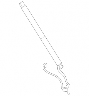 Right tailgate shock absorber for Mercedes GLS-class X166 13-19 electric