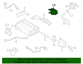 Crankcase ventilation valve Hyundai Veloster 12-17