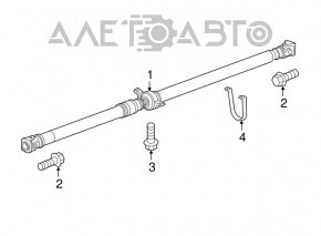 Driveshaft driveshaft Honda CRV 17-22 1.5, 2.4 boot torn