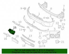 Right front bumper grille for BMW X6 E71 08-14 Without m model, xDrive35i, without high speed sync