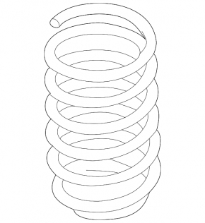 Rear left spring Kia Forte 4d 14-18