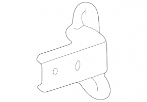 Lower rear left door hinge for Toyota Highlander 2007