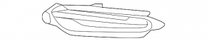 Front bumper grille left Honda HR-V 16-18