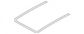 External panoramic window seal for VW Touareg 11-17