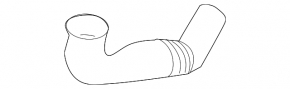 Air intake left Porsche Cayenne 958 11-17 4.8 Turbo