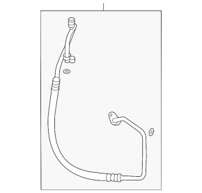 Air conditioning tube condenser-compressor Hyundai Elantra 21- 2.0