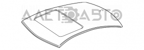 Metal roof for Mercedes W221 with sunroof