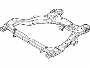 Front subframe for Ford Explorer 11-15