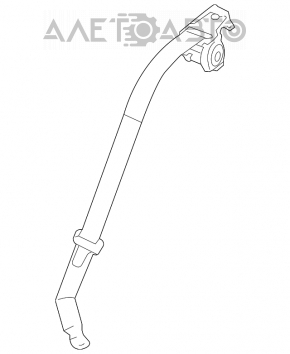 Seat belt rear left Mazda3 MPS 09-13