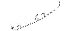 Rear bumper wiring for parking sensors Ford Focus mk3 11-14 prerest 5d keyless