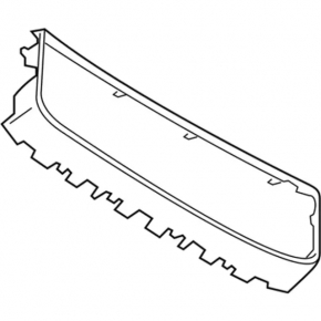 Radiator grille deflector Ford Ecosport 18-22