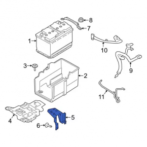 Battery bracket Ford Escape MK4 20-