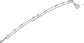 Airbag airbag side curtain left Infiniti Q50 14-