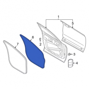 Front Left Door Seal Ford Escape MK4 20-24