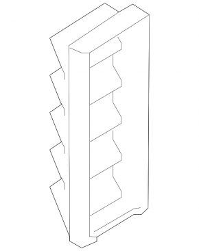 Ventilation shield left Jaguar F-Pace X761 17-