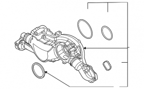 Thermostat housing for Audi SQ7 20-25 4.0