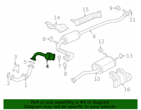 Downpipe with catalytic converter Honda HR-V 16-18
