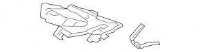 Air duct cooling VVB center Honda Accord 18-22