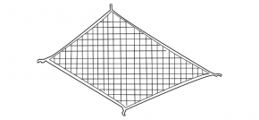 Trunk organizer net for Mercedes W213 E 17-23