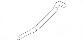 Lower long cooling hose for Nissan Murano z51 09-14