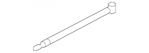 Shock absorber door closer rear left Mercedes W221