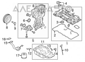 Valve cover Hyundai Tucson 16-21
