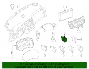 Infiniti JX35 QX60 13- Stabilization Disabling Button