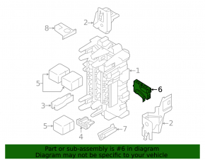 CONTROLLER ASSY-BCM Nissan Leaf 13-17