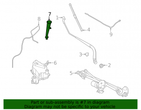 Washer reservoir neck Nissan Pathfinder 22-25