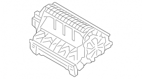Heater housing upper part Volvo XC40 19-22