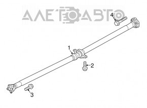 Driveshaft driveshaft Kia Sorento 14-15 AWD