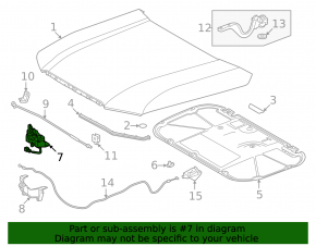 Toyota Land Cruiser 24-26 Hood Lock