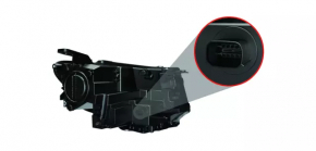 Left front headlight for Jeep Compass 17-19 xenon + LED