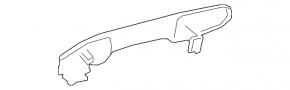 Door handle outer rear left Toyota Highlander 20-