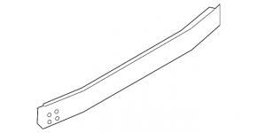 Rear Bumper Reinforcement Infiniti Q50 18-24