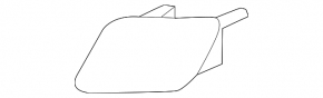Front bumper headlight washer plug, right, Audi Q5 8R 13-17