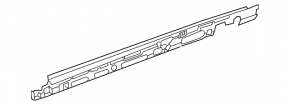 Left threshold bracket Mercedes GLS-class X166 13-19