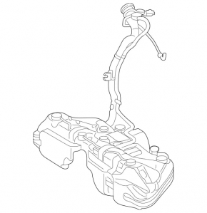 Fuel tank Mercedes GLC 300/43 16-19 2.0, 3.0