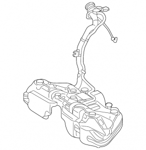 Fuel tank Mercedes GLC 300/43 16-19 2.0, 3.0