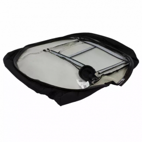Left rear seat cushion for Ford Ecosport 18-22, black cloth