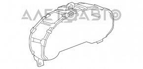 Instrument cluster Mazda 6 13-17 usa 79k type 2