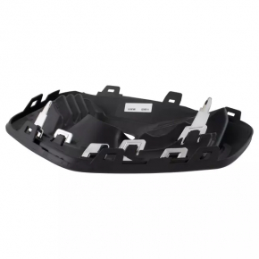 Right front bumper grille for Ford Escape MK4 23-25, gloss black with chrome molding, under fog lights