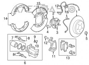 ABS sensor rear right Chrysler 300 11-