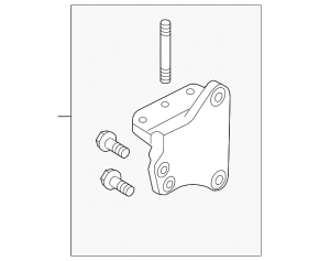 Engine bracket right Mitsubishi Outlander Sport ASX 10-23 2.0