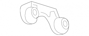 Rear left muffler bracket Chevrolet Cruze 16-