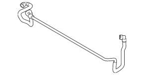 Cooling system hose BMW 5 F10 14-16 2.0T