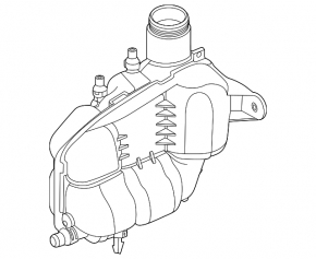 Coolant expansion tank for BMW 2 F44 20-24 B46