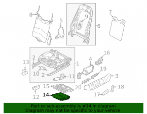 Driver's seat control unit Volkswagen ID.4 21-23