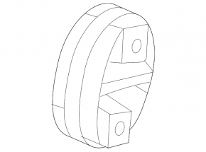 Kia K5 21-26 AWD rear muffler mounting rubber