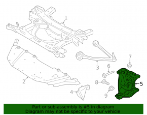 Front left axle BMW i3 14-20 camber +30'